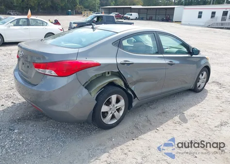 2013 Hyundai Elantra Gls из США, поврежденный, VIN 5NPDH4AE0DH427165